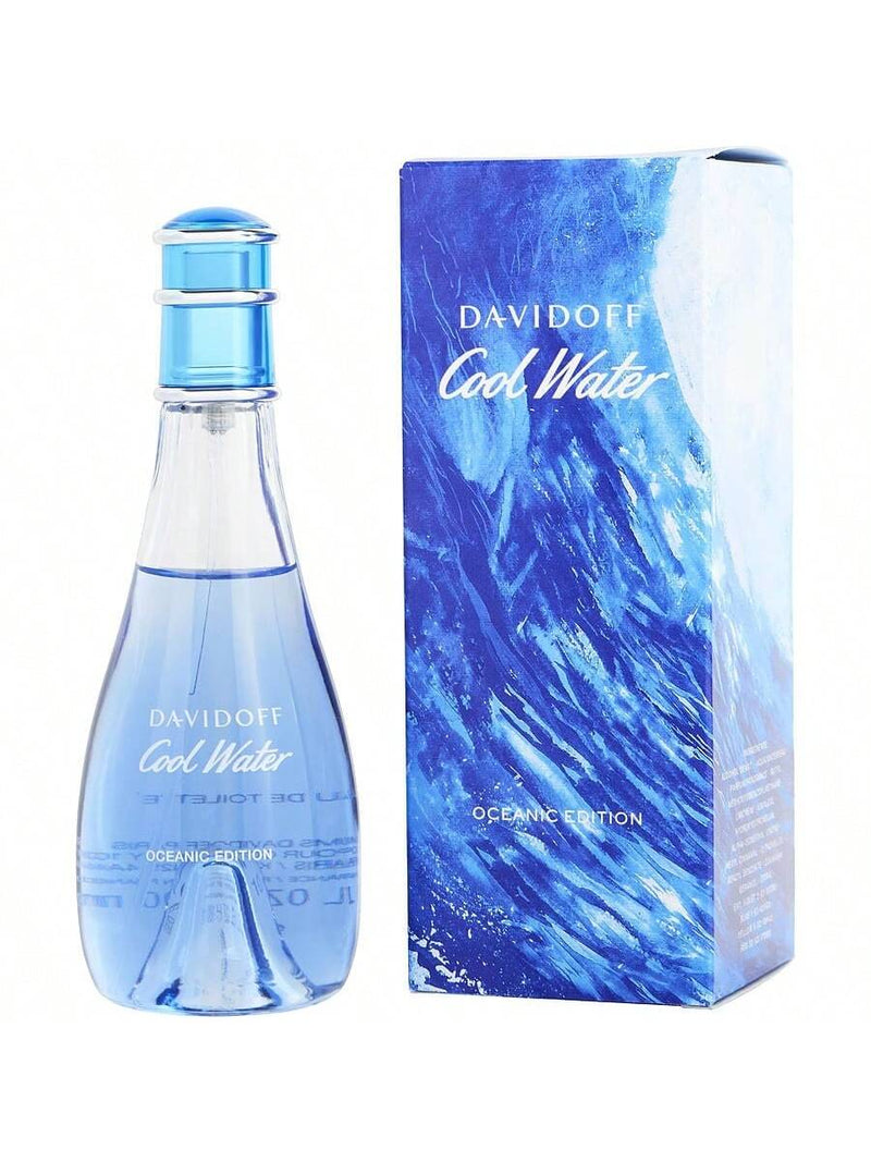 Cool Water Oceanic Edition by Davidoff, 3.3 oz EDT Spray for Women
