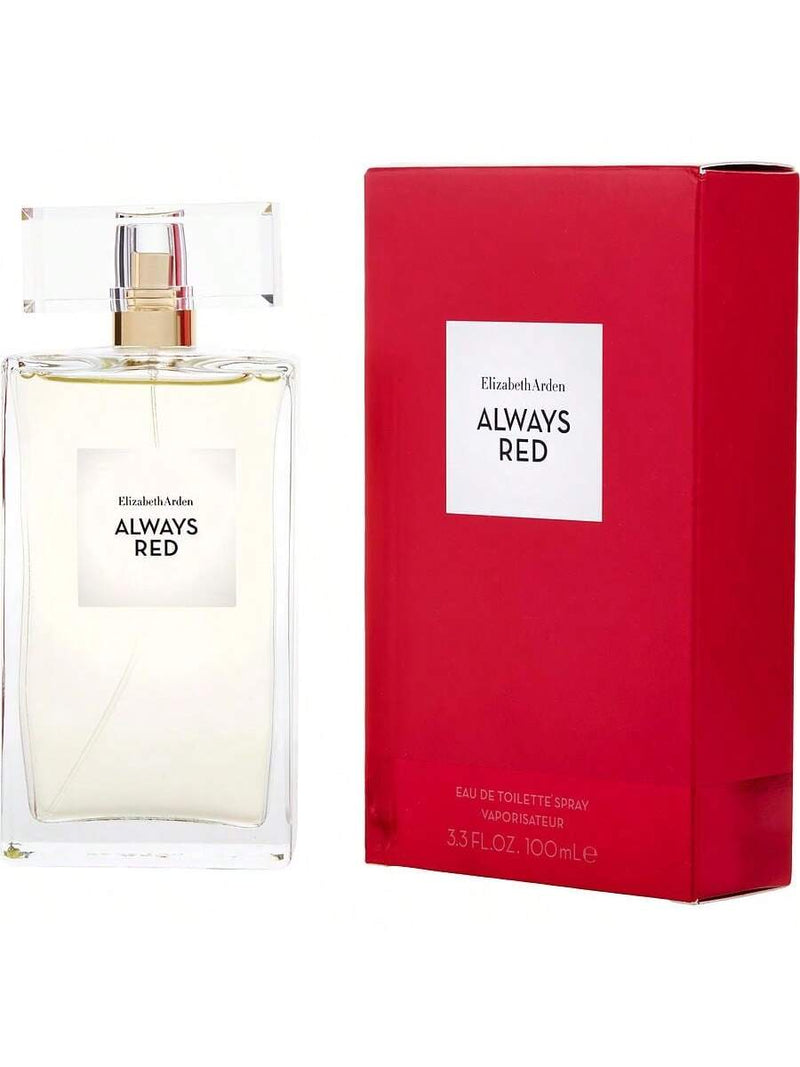 Always Red by Elizabeth Arden, 3.3 oz EDT Spray for Women