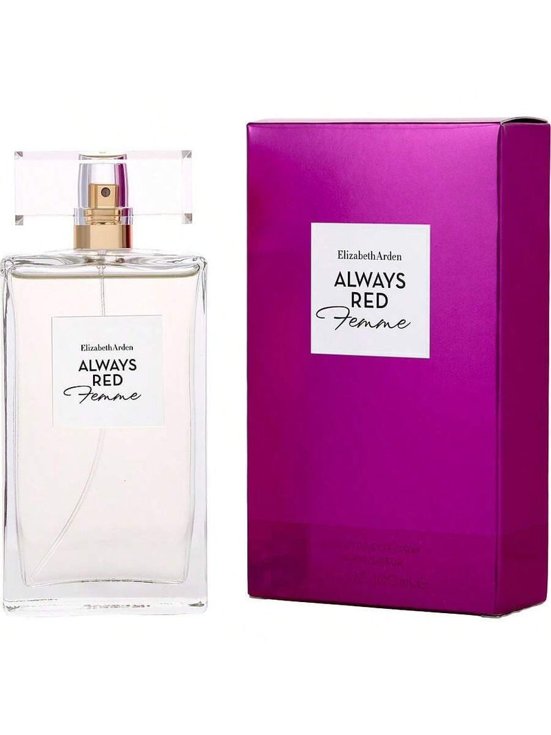 Always Red Femme by Elizabeth Arden, 3.3 oz EDT Spray for Women