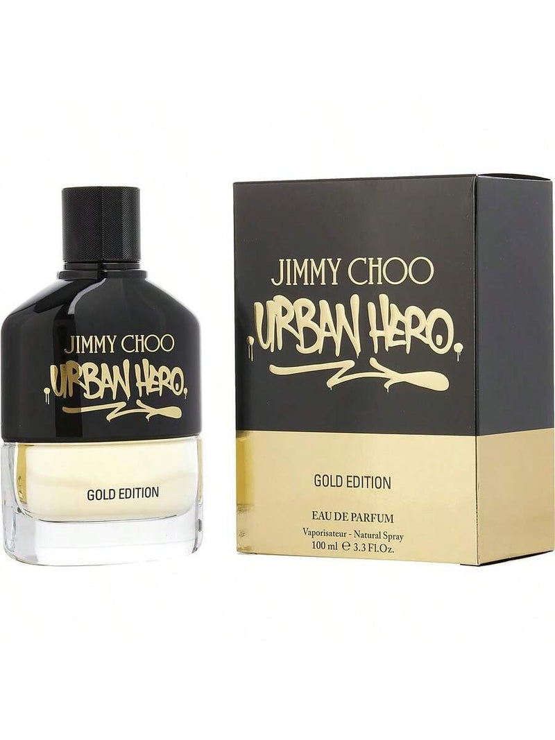 Jimmy Choo Urban Hero Gold Edition by Jimmy Choo Men Eau De Parfum Spray 3.3 oz