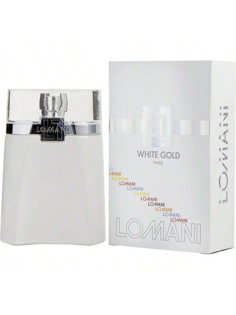 White Gold by Lomani for Men - 3.3 oz EDT Spray