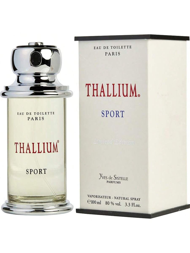 Thallium Sport by Parfums Jacques Evard Men Eau De Toilette Spray (Limited Edition) 3.4 oz