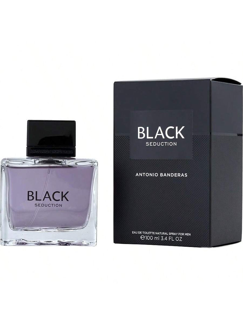 Seduction In Black by Antonio Banderas Men Eau De Toilette Spray 3.4 oz