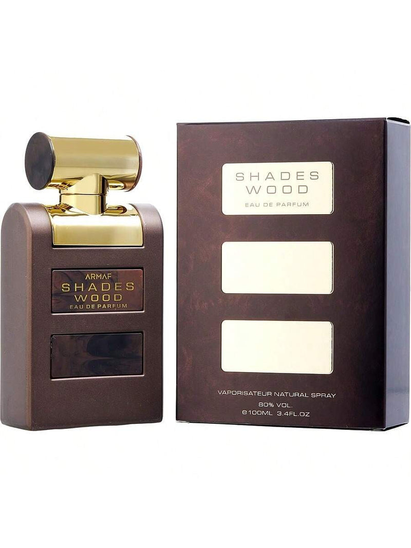 Shades Wood by Armaf, 3.4 oz EDT Spray for Men