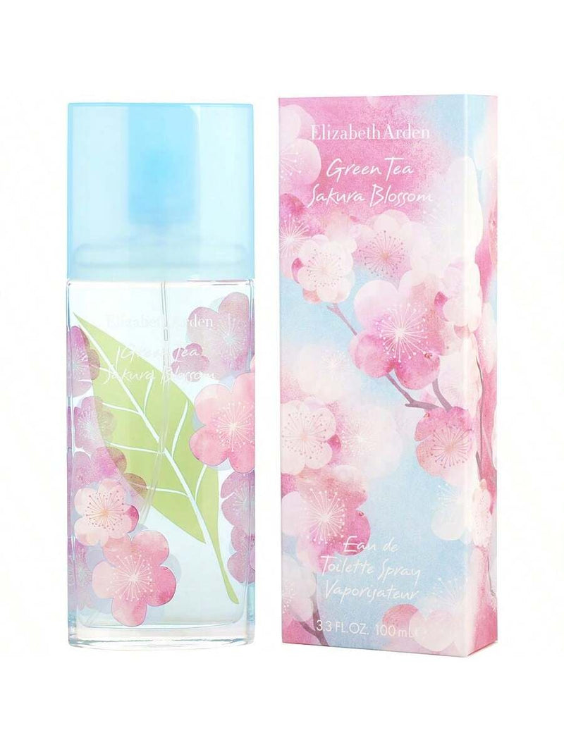 Green Tea Sakura Blossom by Elizabeth Arden for Women - 3.3 oz EDT Spray
