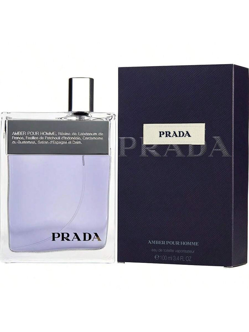Prada Amber by Prada Men Eau De Toilette Spray 3.4 oz