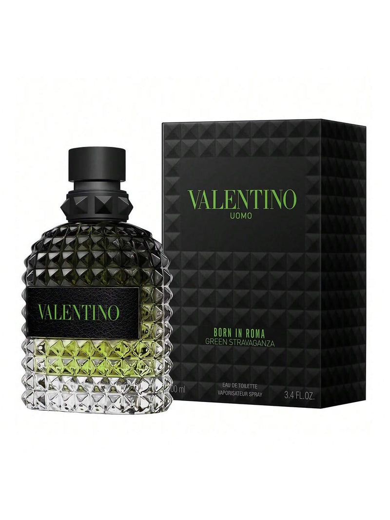 Valentino Born in Roma Green Stravaganza by Valentino, 3.4oz EDT Spray men