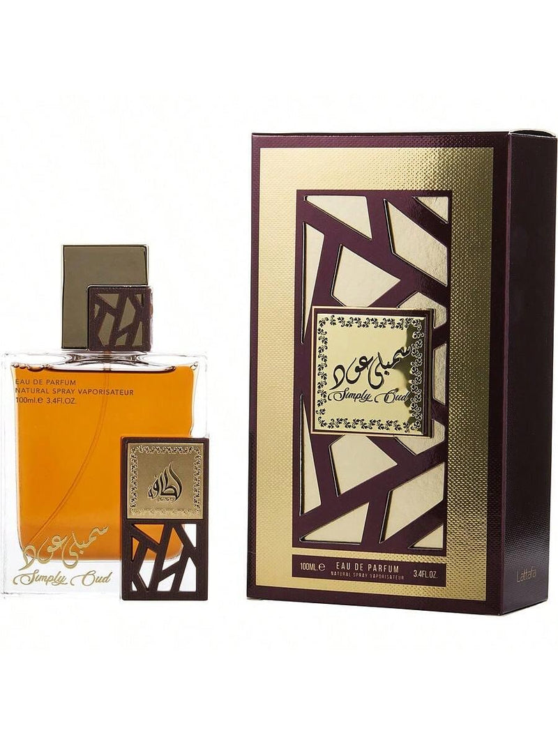 Lattafa Simply Oud By Lattafa Eau De Parfum Spray (Unisex) 3.4 Oz