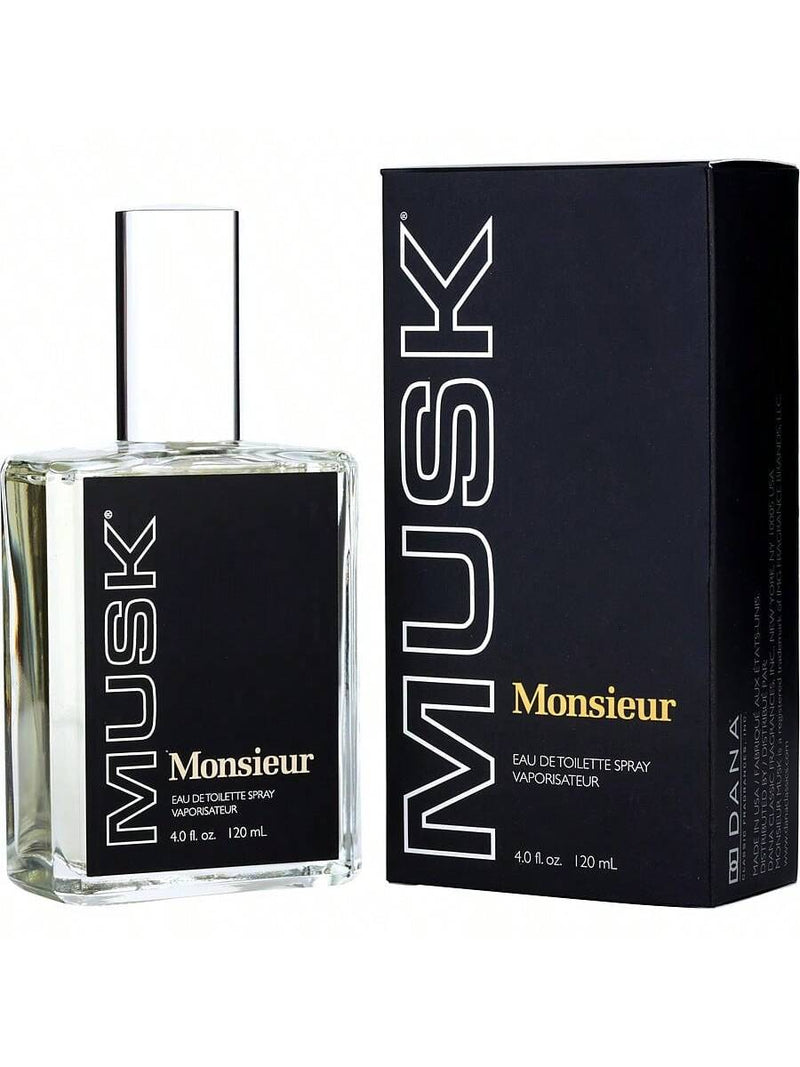 Monsieur Musk by Dana, 4 oz EDT Spray for Men