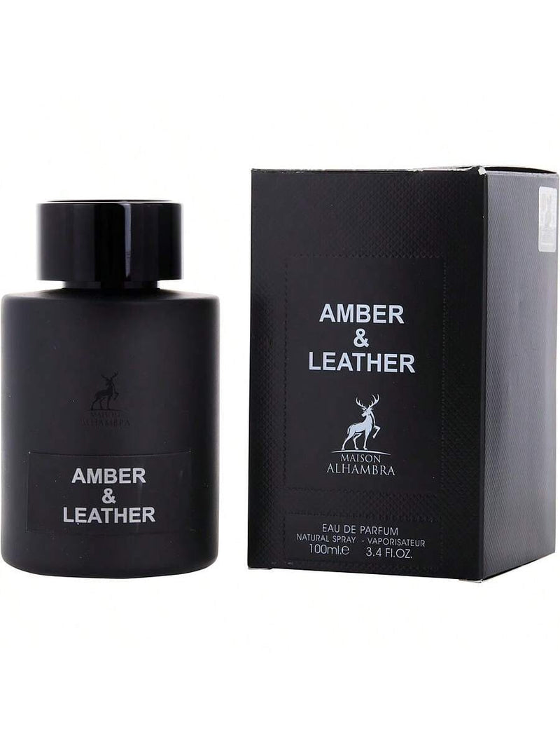 Opulence Leather by Maison Alhambra for Men - 3.4 oz EDP Spray