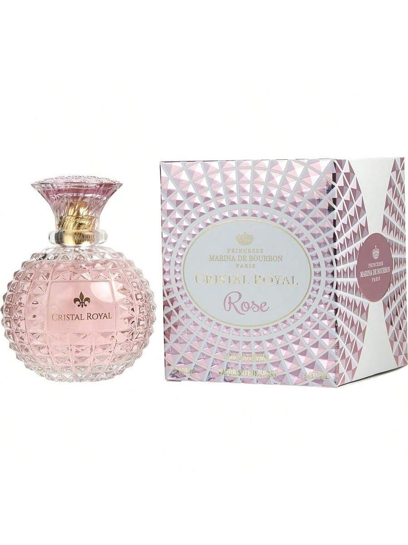 Marina De Bourbon Cristal Royal Rose by Marina De Bourbon Women Eau De Parfum Spray 3.4 oz