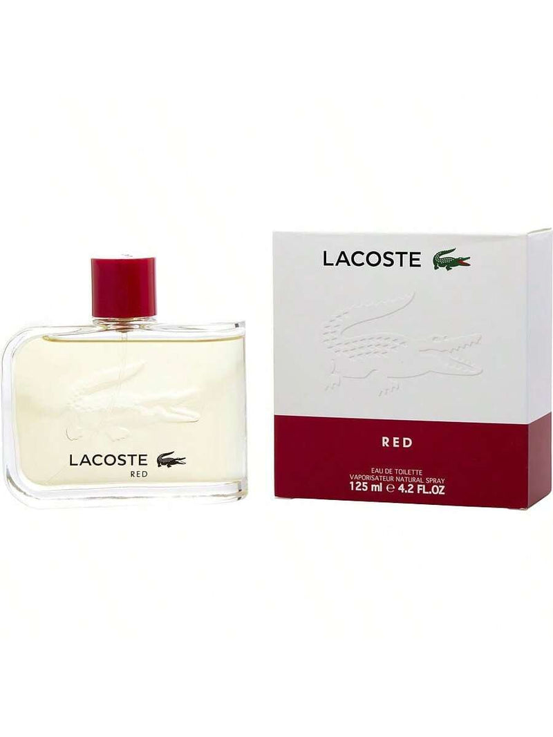 Lacoste Red Style In Play by Lacoste Men Eau De Toilette Spray (New Packaging) 4.2 oz
