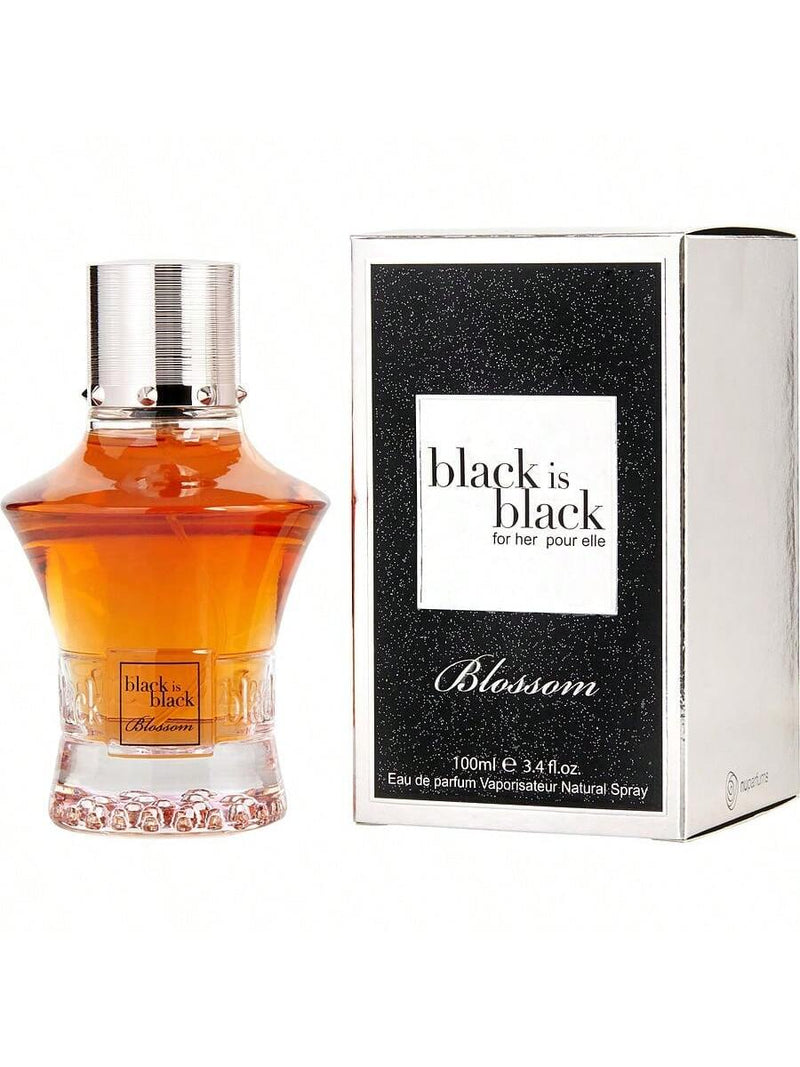 Black is Black Blossom by NuParfums, 3.4 oz EDP Spray for Women