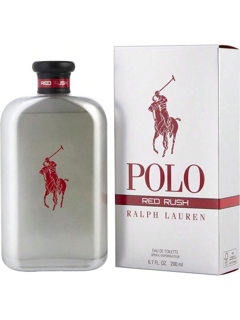 Polo Red Rush by Ralph Lauren Men Eau De Toilette Spray 6.7 oz