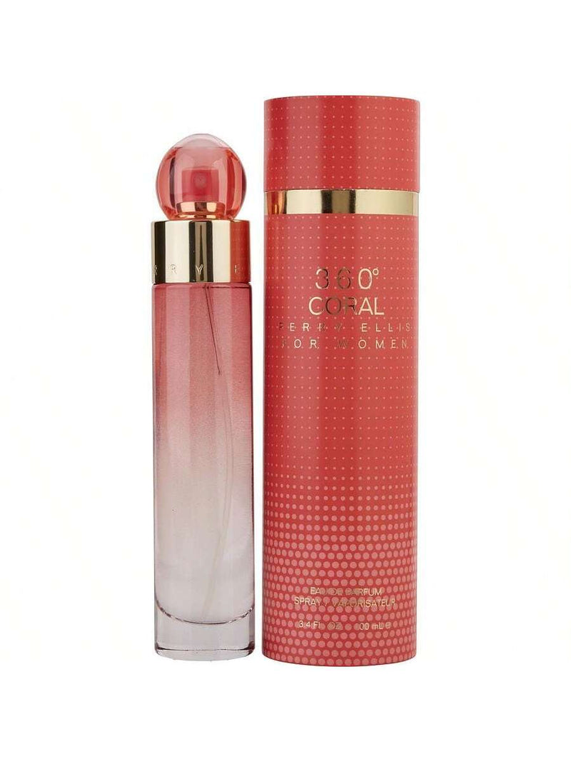 Perry Ellis 360 Coral by Perry Ellis, 3.4 oz EDP Spray for Women