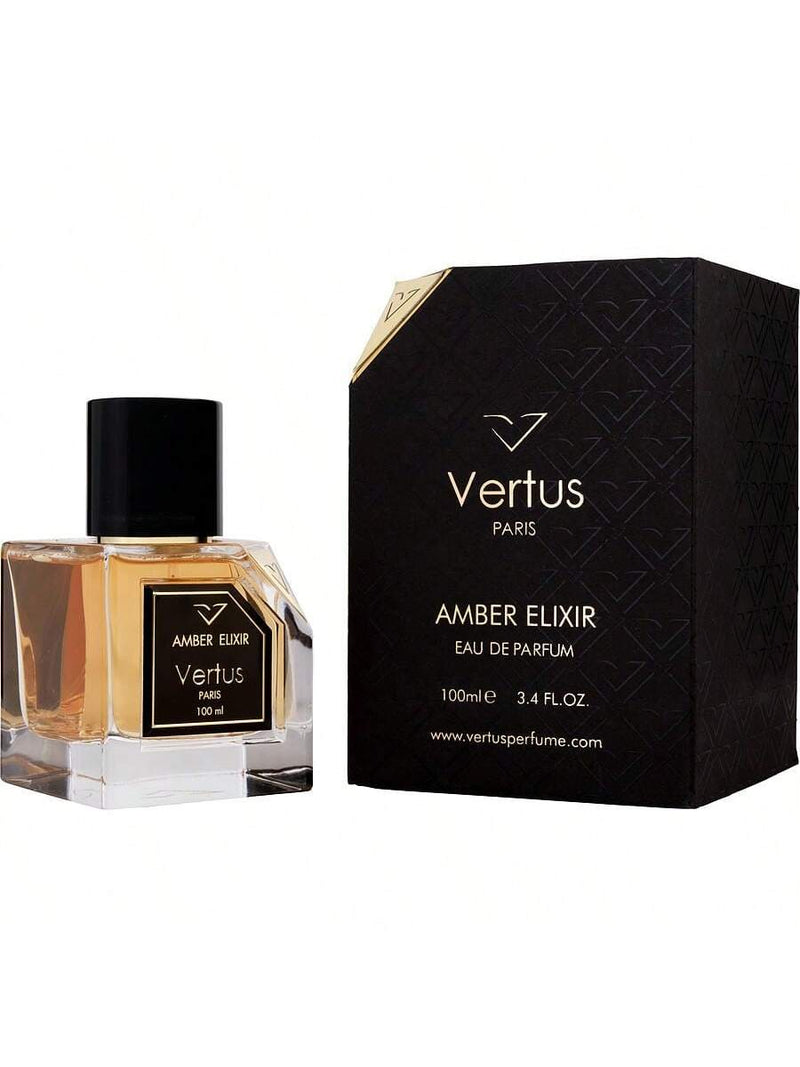 Vertus Amber Elixir by Vertus Men Eau De Parfum Spray (Unisex) 3.4 oz