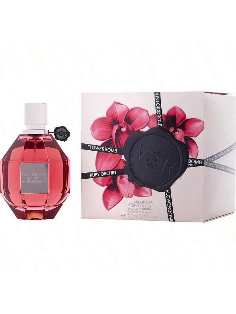 Flowerbomb Ruby Orchid by Viktor & Rolf Women Eau De Parfum Spray 3.4 oz