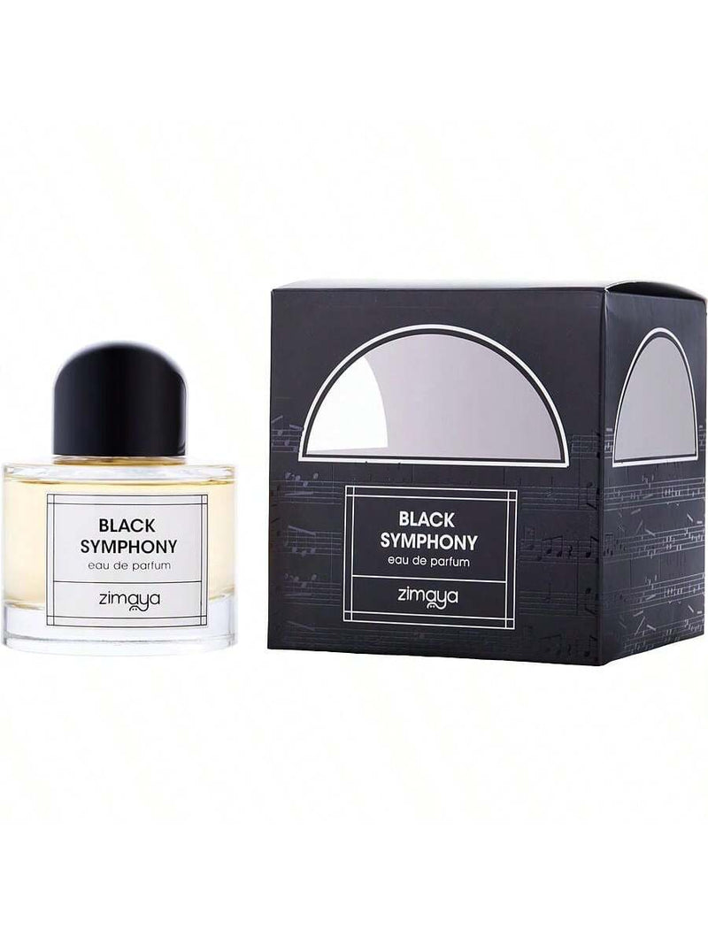 Afnan Zimaya Black Symphony By Afnan Eau De Parfum Spray (Unisex) 3.4 Oz