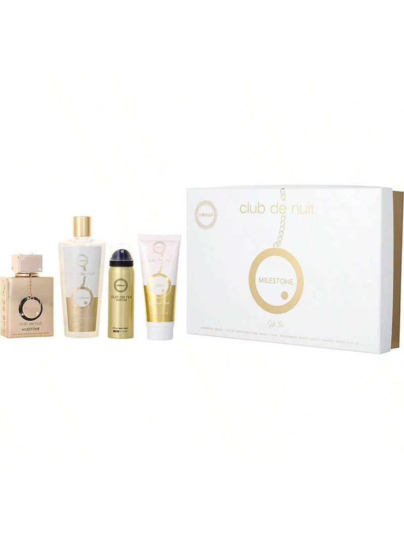 Armaf Club De Nuit Milestone 4 Pc Set ( M ) Edp Sp 3.6 Oz