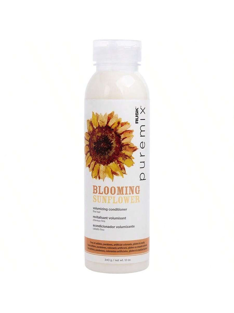 Puremix Blooming Sunflower Volumizing Conditioner - Fine Hair by Rusk for Unisex - 12 oz Conditioner