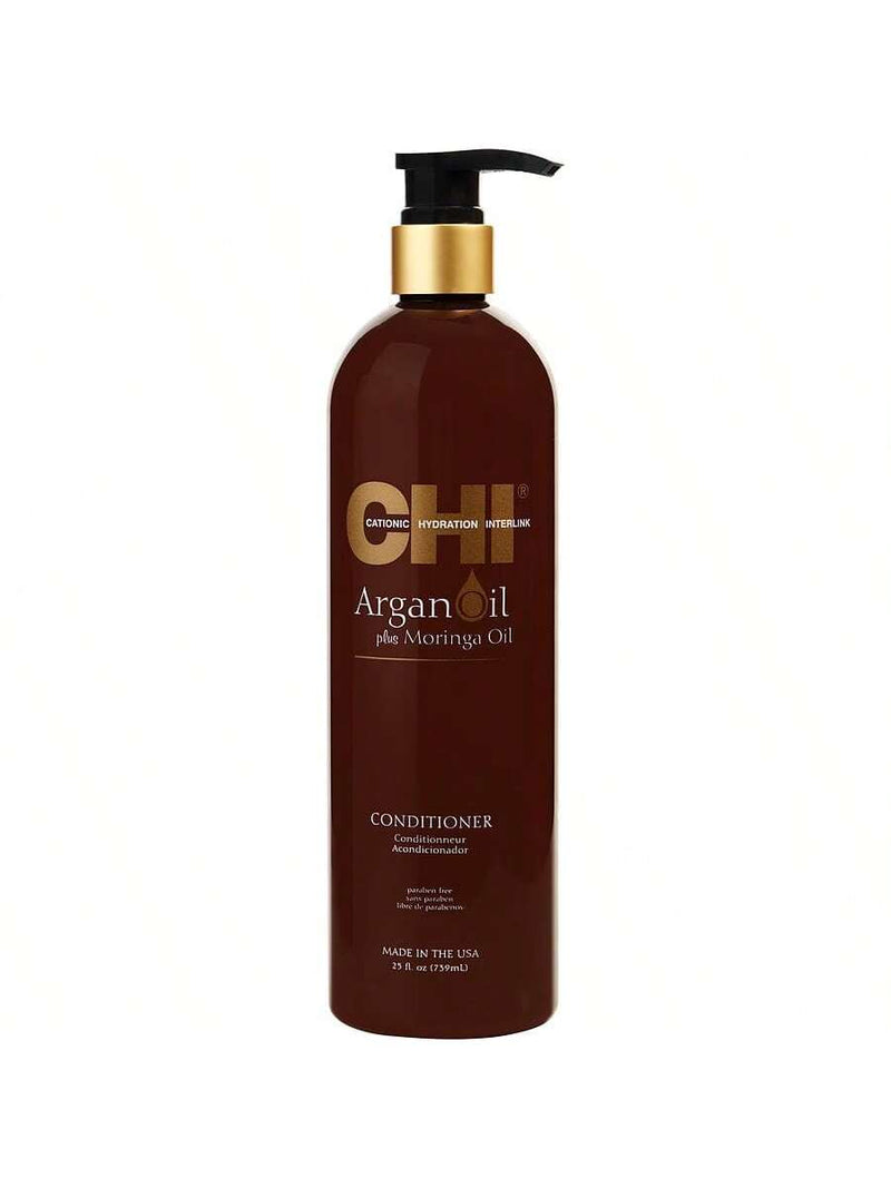 Argan Oil with Moringa Oil Blend Conditioner by CHI for Unisex - 25 oz Conditioner