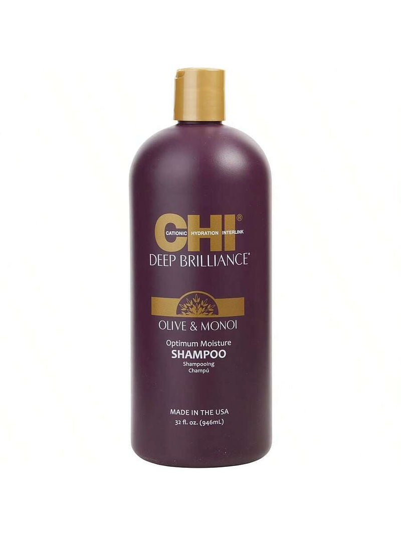 Deep Brilliance Optimum Moisture Shampoo by CHI for Unisex - 32 oz Shampoo