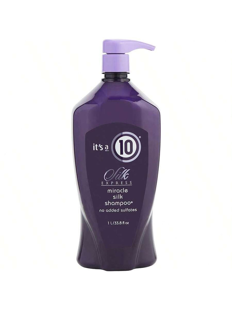 Silk Express Miracle Silk Shampoo by Its A 10 for Unisex - 33.8 oz Shampoo