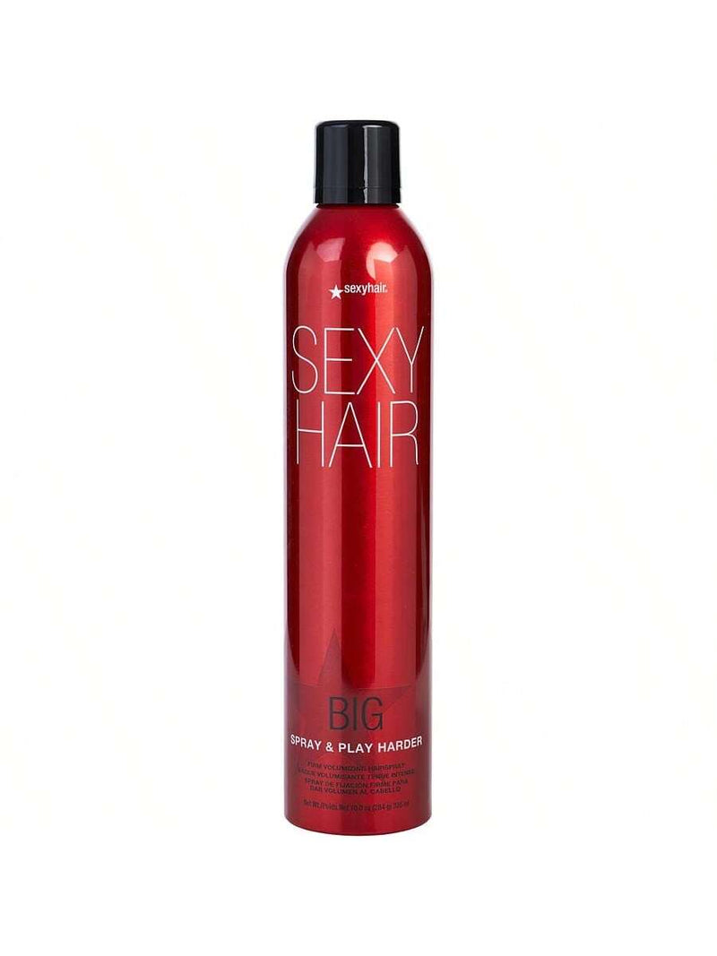 Big Spray & Play Harder by Sexy Hair, 10 oz Firm Hairspray