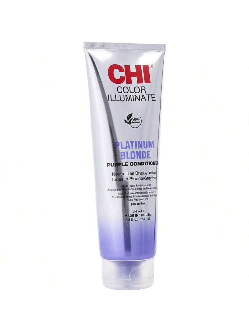 Ionic Color Illuminate Conditioner - Platinum Blonde by CHI for Unisex - 8.5 oz Conditioner
