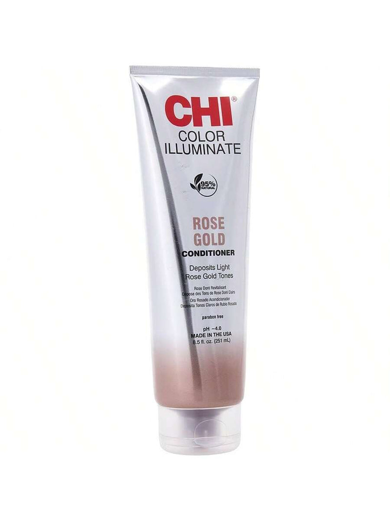 Ionic Color Illuminate Conditioner - Rose Gold by CHI for Unisex - 8.5 oz Conditioner