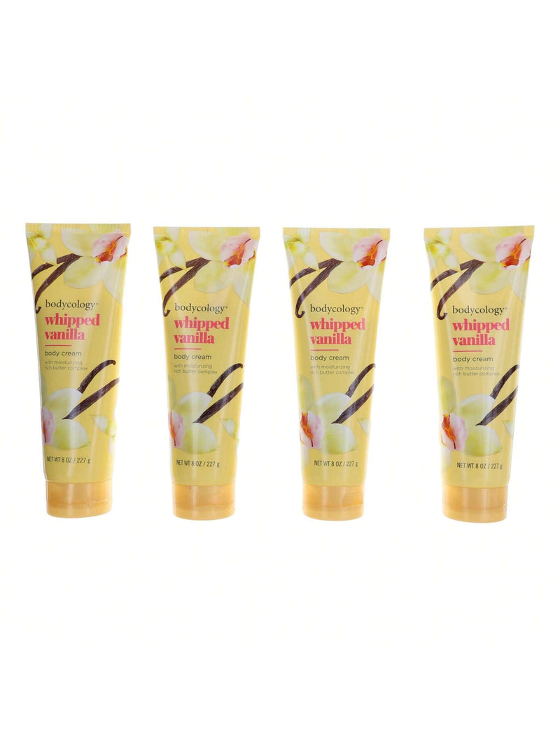 Whipped Vanilla by Bodycology, Pack 4 of 8oz each Moisturizing Body Cream women