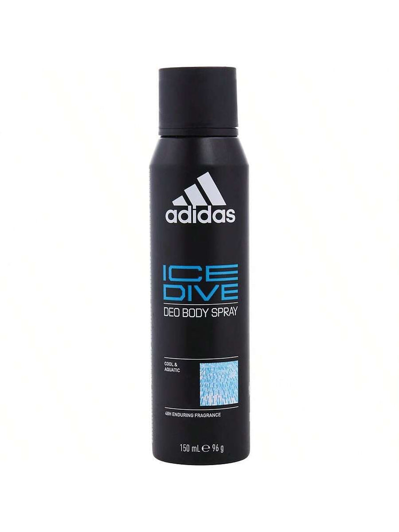 Adidas Ice Dive/Coty Deodorant & Body Spray 5.0 Oz (150 Ml) Men