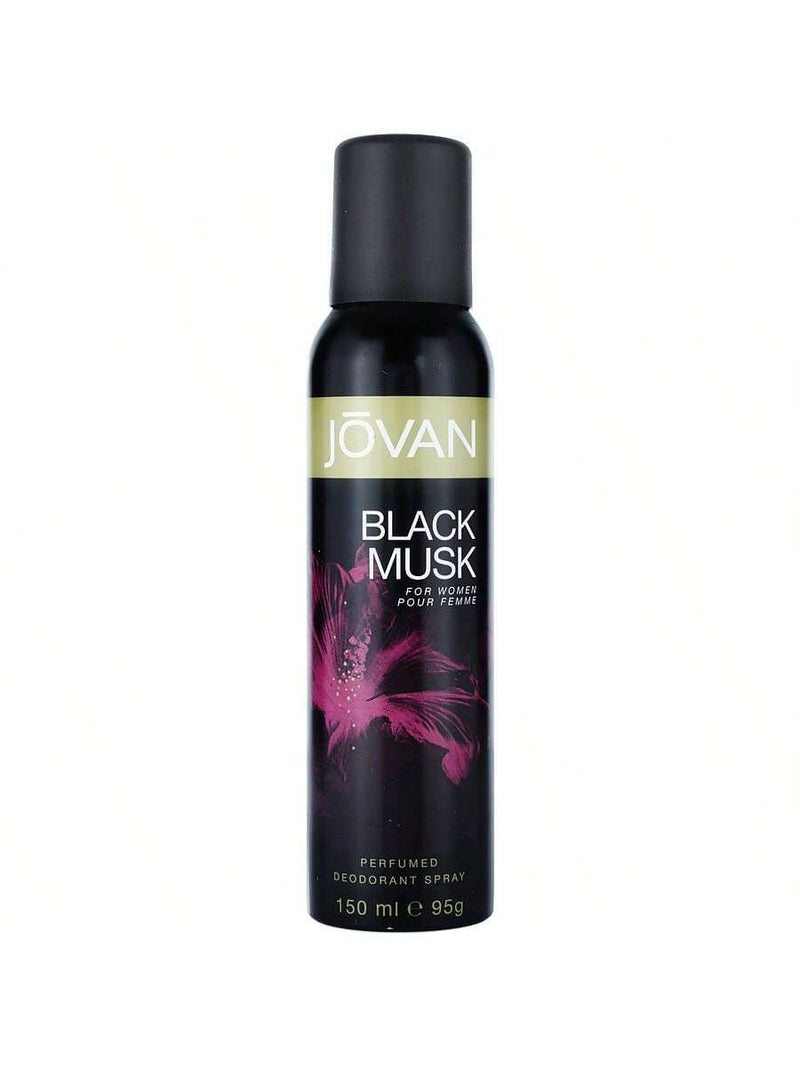 Black Musk by Jovan for Women - 5 oz Deodorant Spray