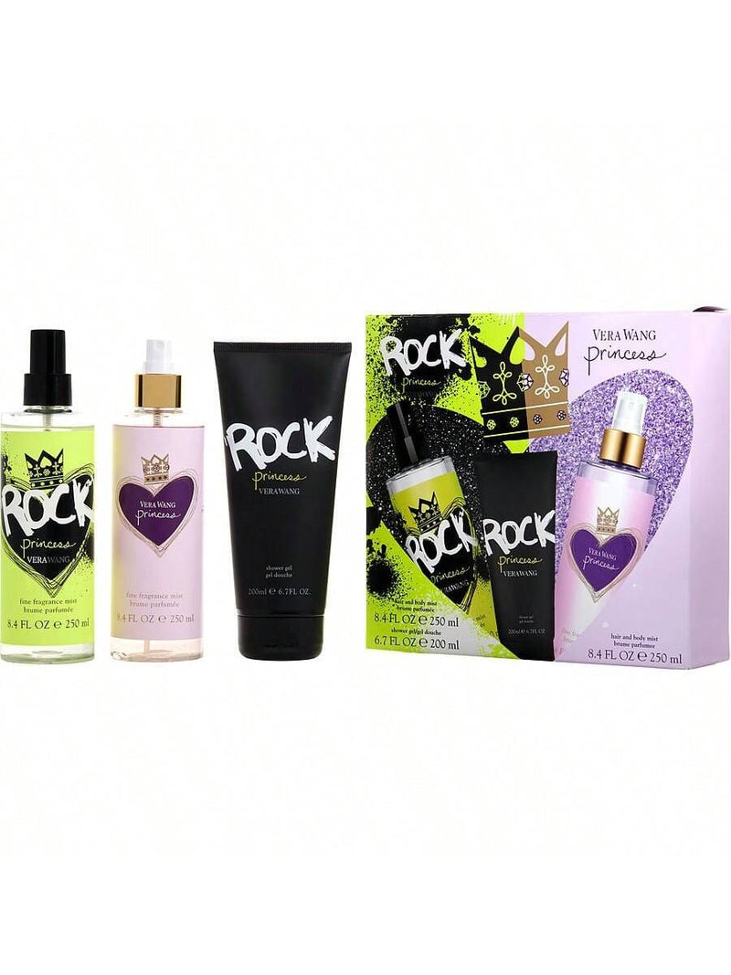 Vera Wang Rock Princess by Vera Wang, 3 Piece Gift Set for Women