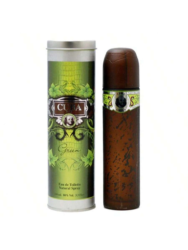 Cuba Green by Cuba, 3.3 oz EDT Spray for Men