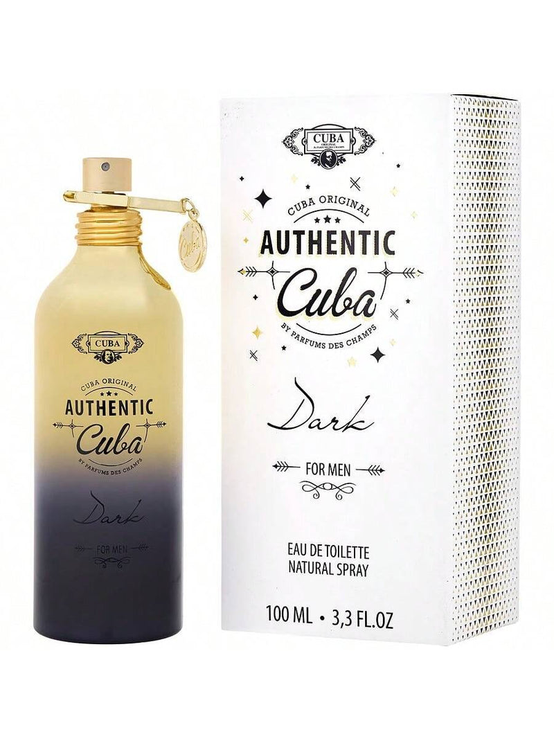 Cuba Authentic Dark by Cuba for Men - 3.3 oz EDT Spray