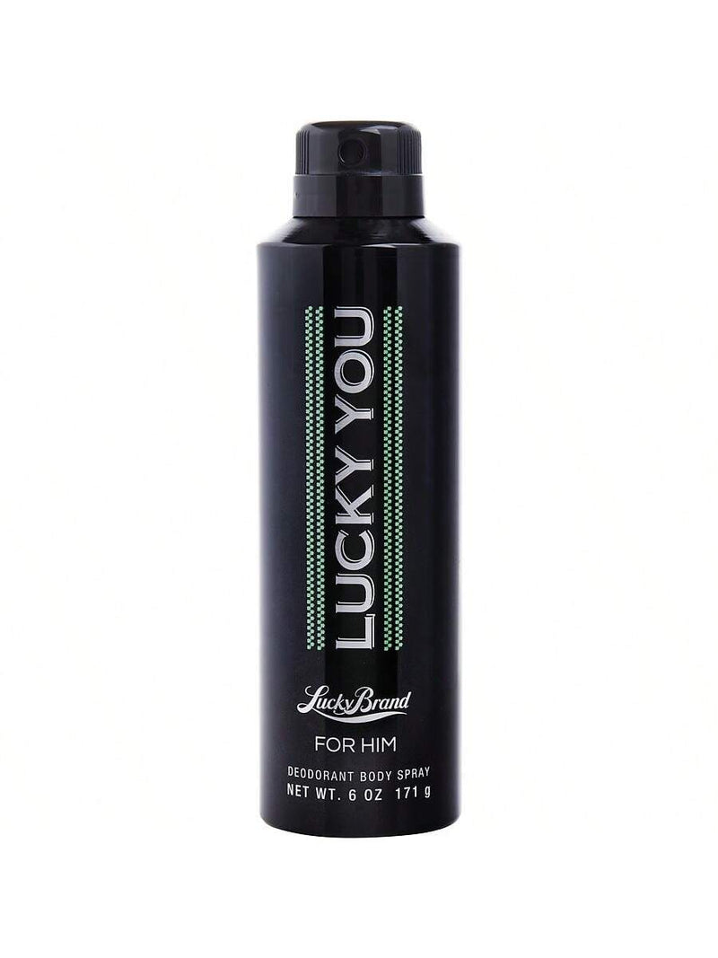 Lucky You by Liz Claiborne Men Deodorant Spray 6 oz