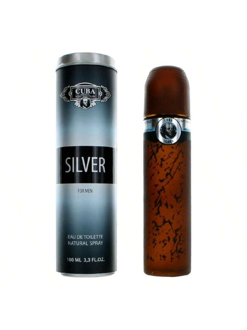 Cuba Silver by Cuba for Men - 3.3 oz EDT Spray