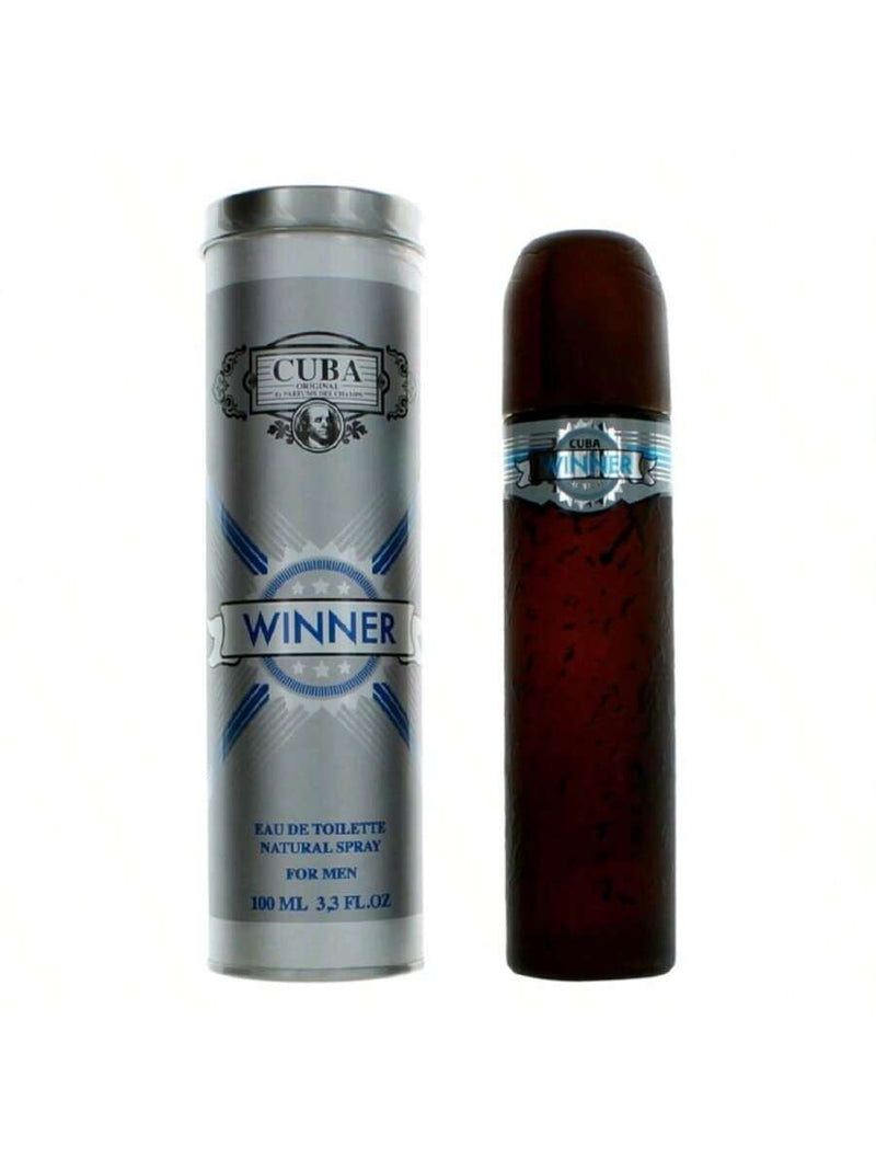 Cuba Winner by Cuba, 3.3 oz EDT Spray for Men