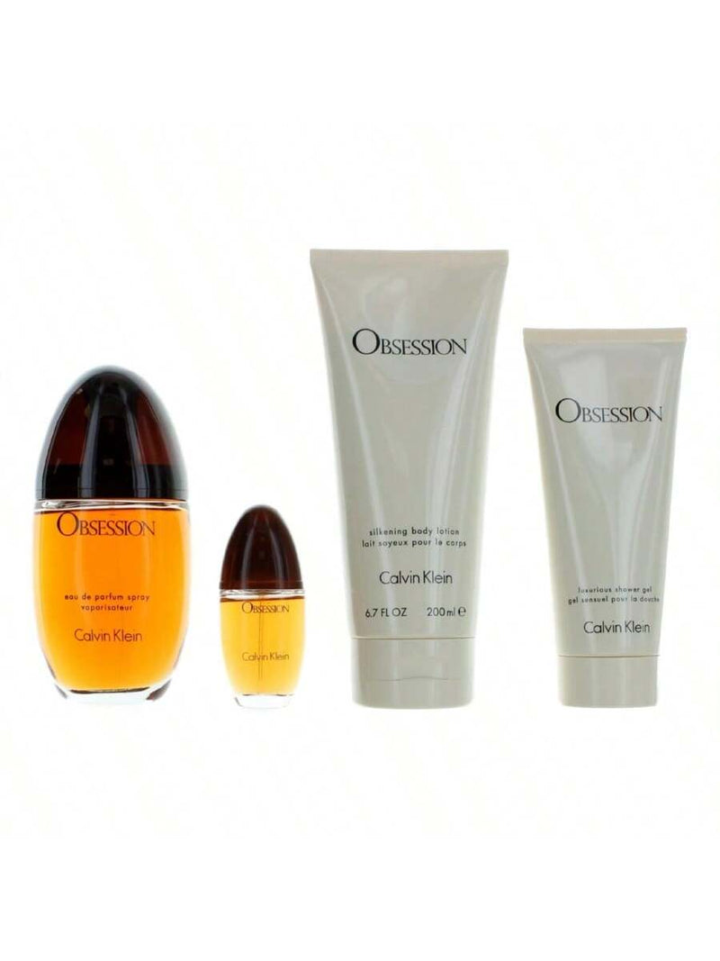 Obsession By Calvin Klein, 4 Piece Gift Set For Women