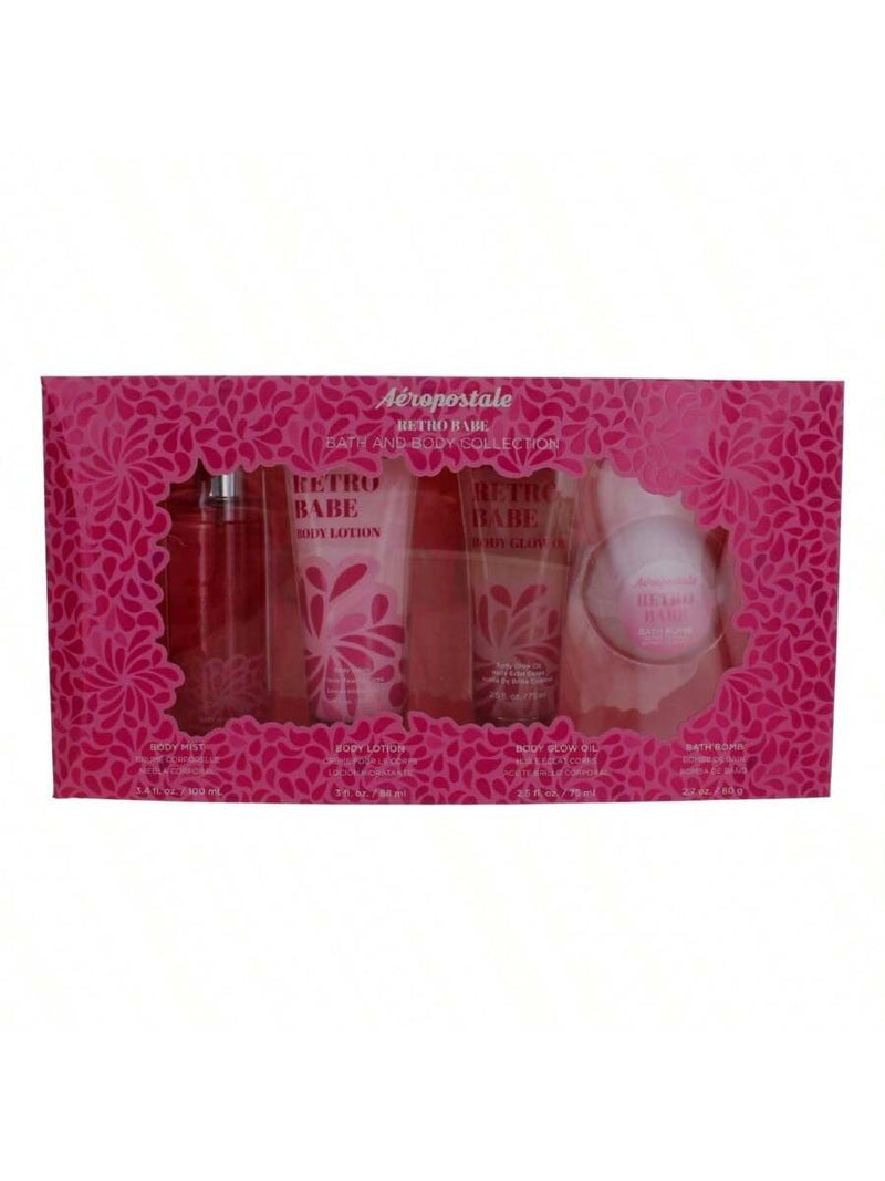 Aeropostale Retro Babe by Aeropostale, 4 Piece Bath and Body Collection