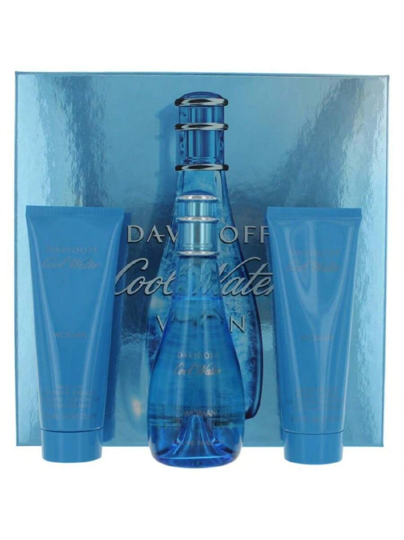 Cool Water by Davidoff, 3 Piece Gift Set for Women