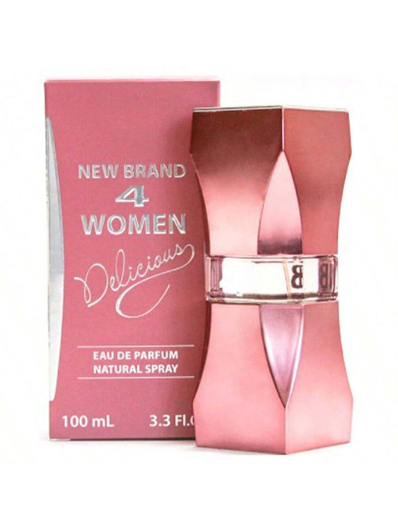 4 Women Delicious by New Brand, 3.3 oz EDP Spray for Women