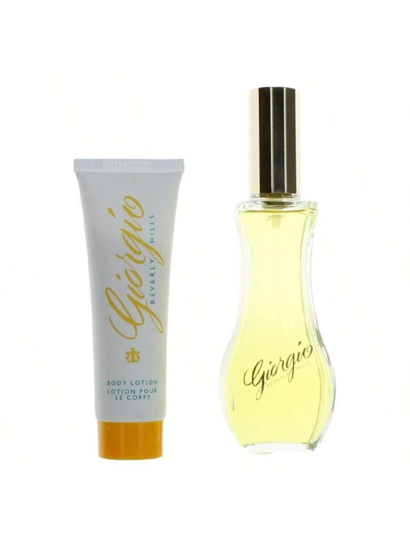 Giorgio by Beverly Hills, 2 Piece Gift Set with Body Lotion for Women