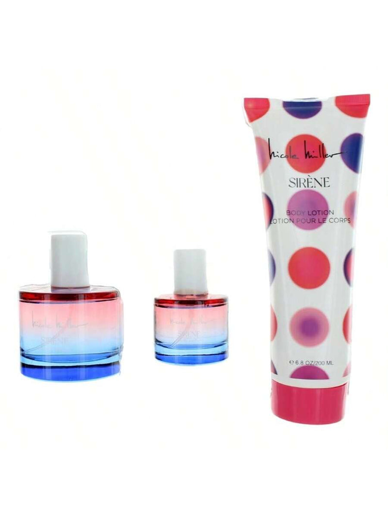 Sirene by Nicole Miller, 3 Piece Gift Set for Women