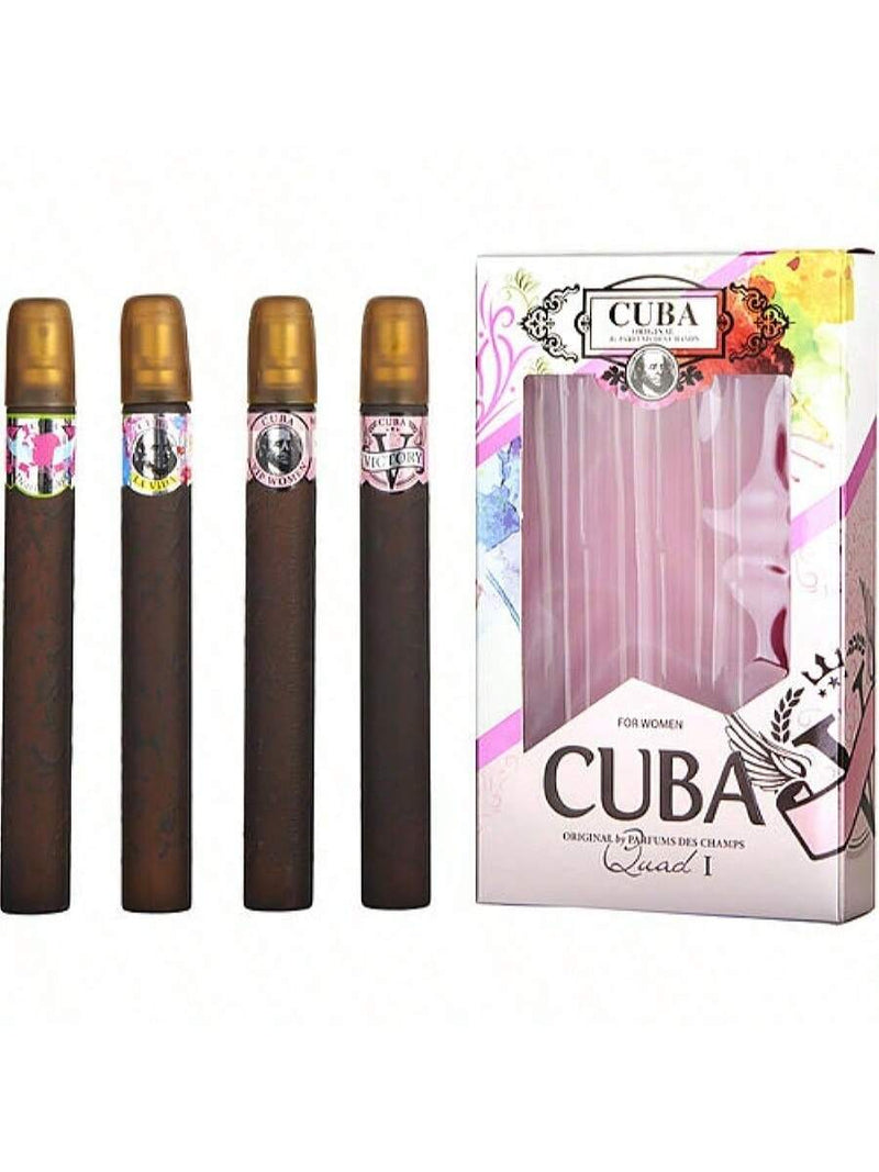 Cuba Quad I by Cuba, 4 Piece Gift Set for Women