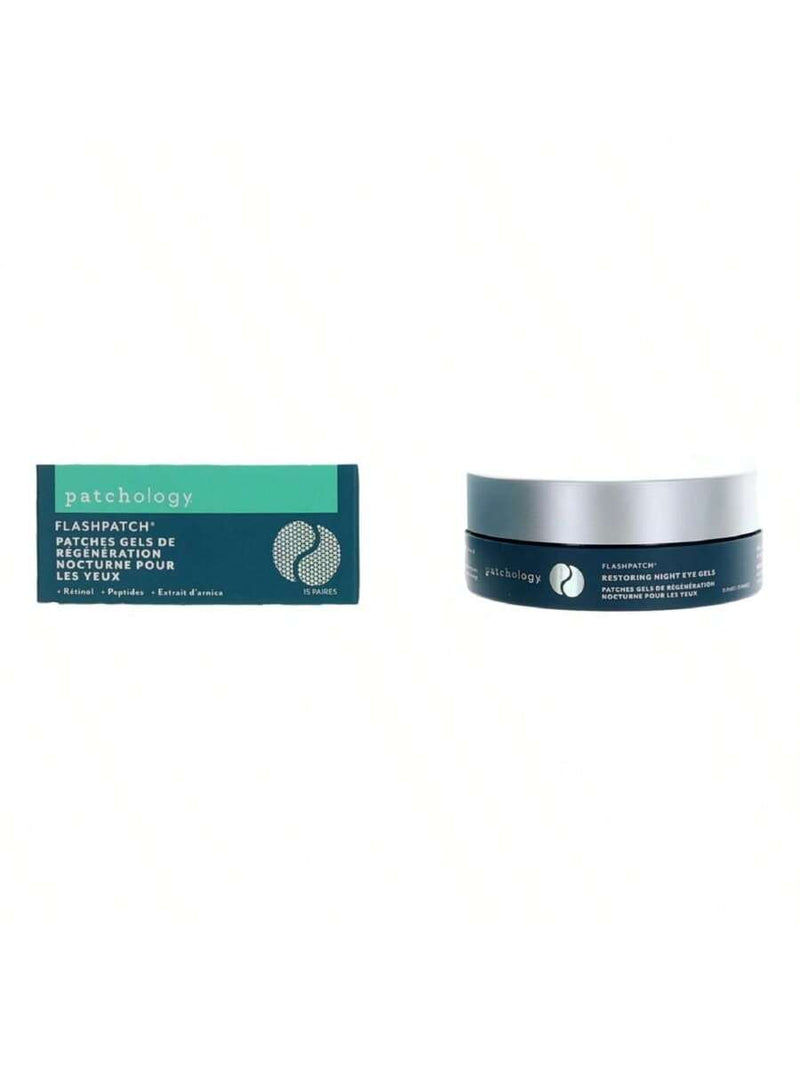 Patchology FlashPatch by Patchology, Restoring Night Eye Gels - 15 Pairs
