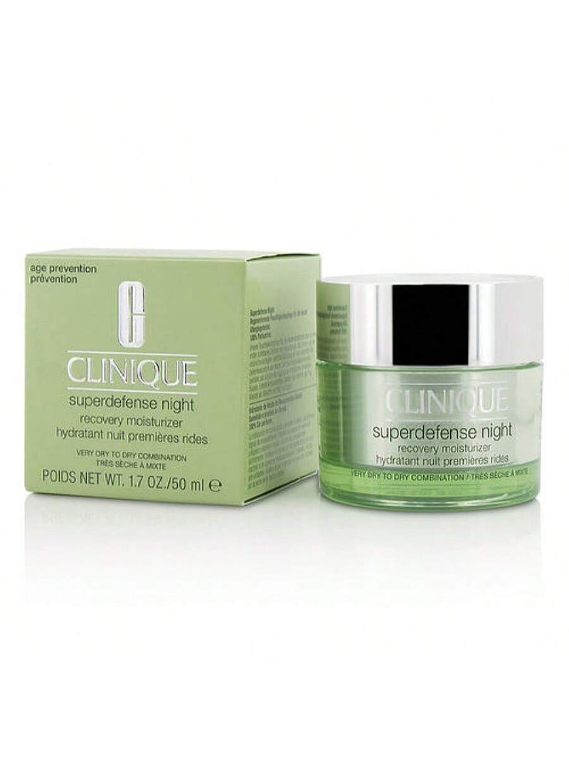 Superdefense Night Recovery Moisturizer by Clinique for Unisex - 1.7 oz Moisturizer