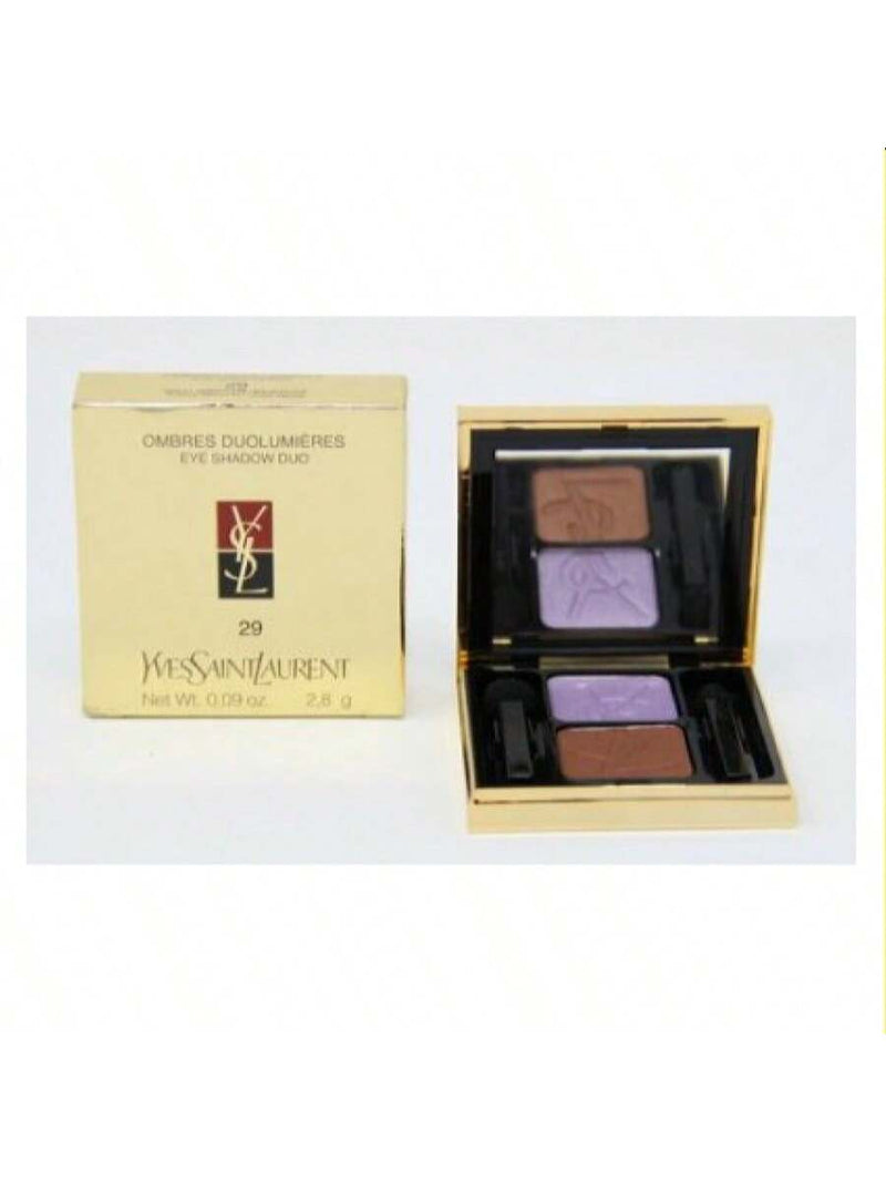 Ysl/Ombre Duolumieres Duo Eye Shadow #29 Purple/Brown Unboxed 0.09 Oz