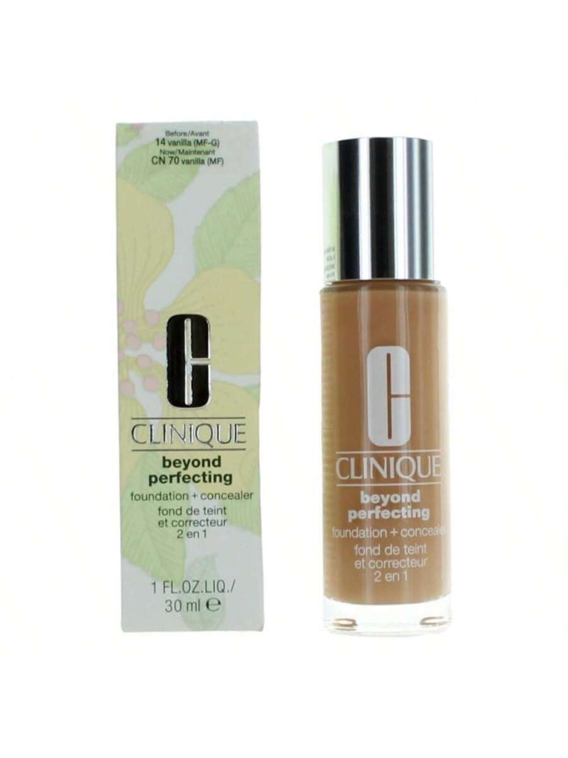 Beyond Perfecting Foundation Plus Concealer - 14 Vanilla MF-G by Clinique for Women - 1 oz Makeup